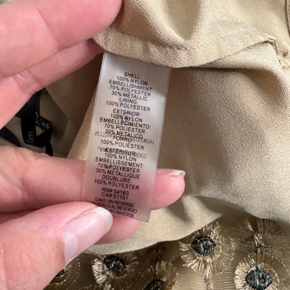 Calvin Klein Gold Blouse - Picture 9 of 13